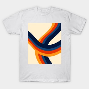 Retro Abstract Roller Coaster T-Shirt